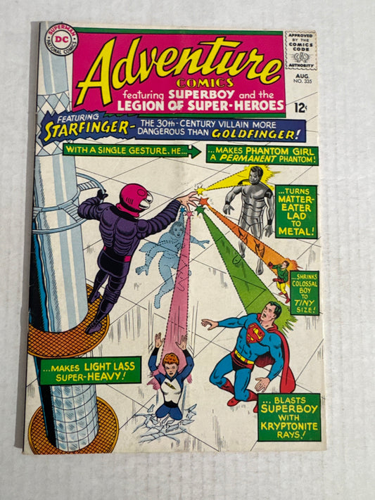ADVENTURE COMICS #335 VG+ 1ST APPEARANCE