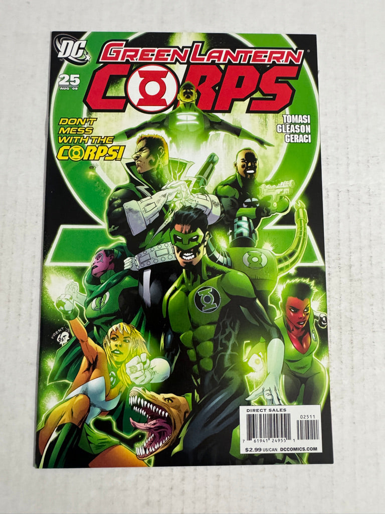 GREEN LANTERN CORPS #25 Vol 2 Patrick Gleason Cover
