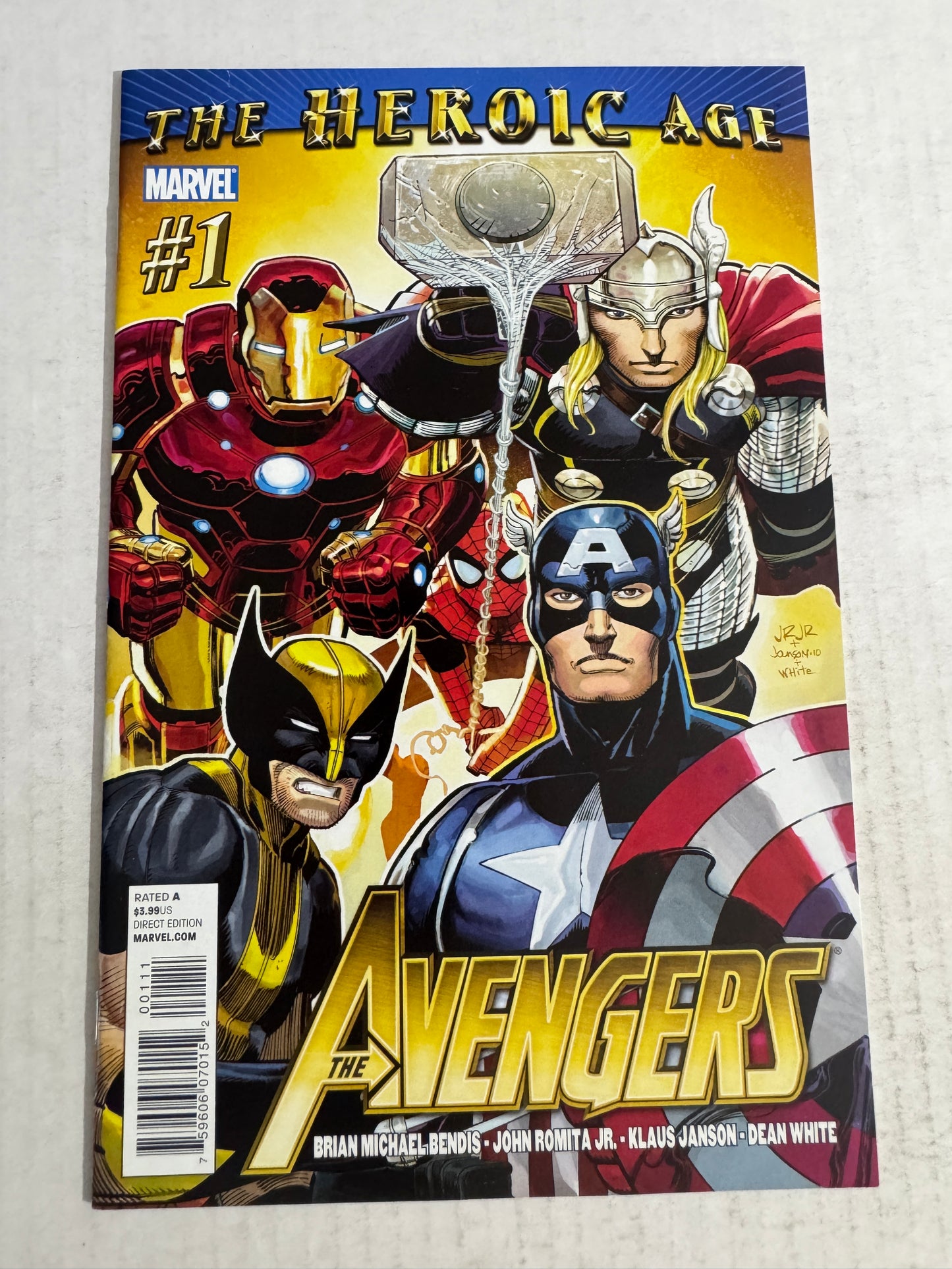 AVENGERS #1 Vol 4 1ST APPEARANCE