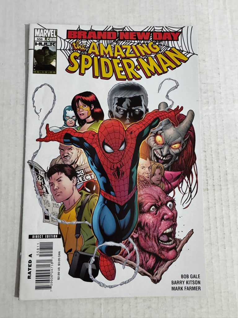 AMAZING SPIDER-MAN #558 NM Barry Kitson Cover