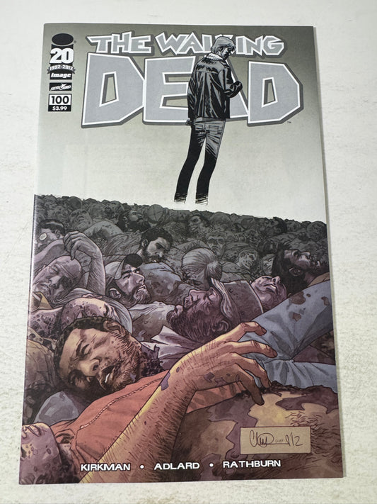 THE WALKING DEAD #100 NM Charlie Adlard Wrap Variant 1ST APPEARANCE