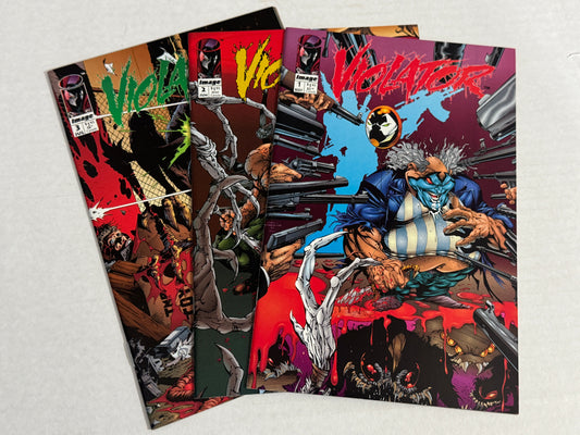 Spawn Universe: VIOLATOR #1-3 NM Bart Sears Covers SET