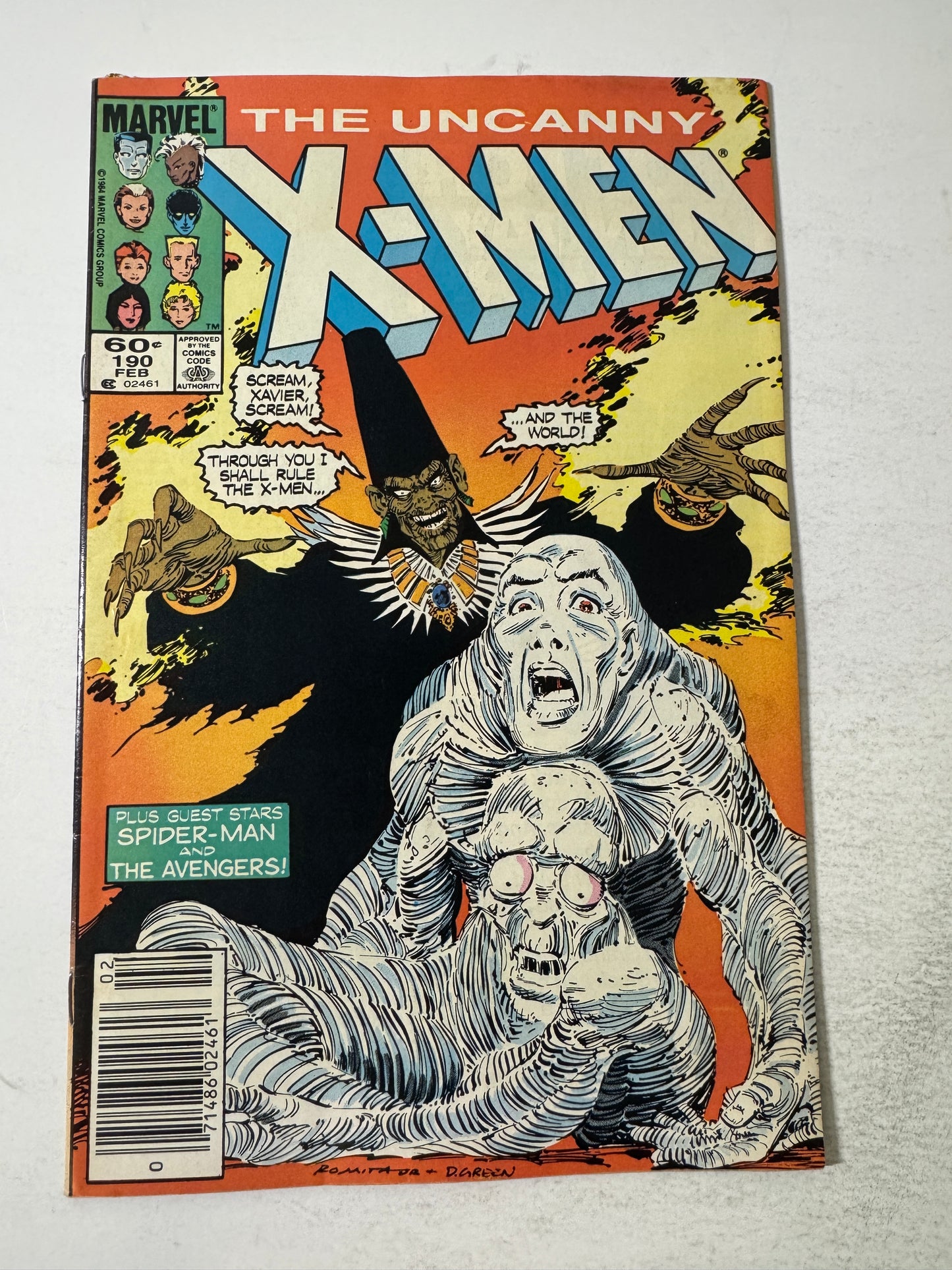 UNCANNY X-MEN #190 FN/VF NEWSSTAND