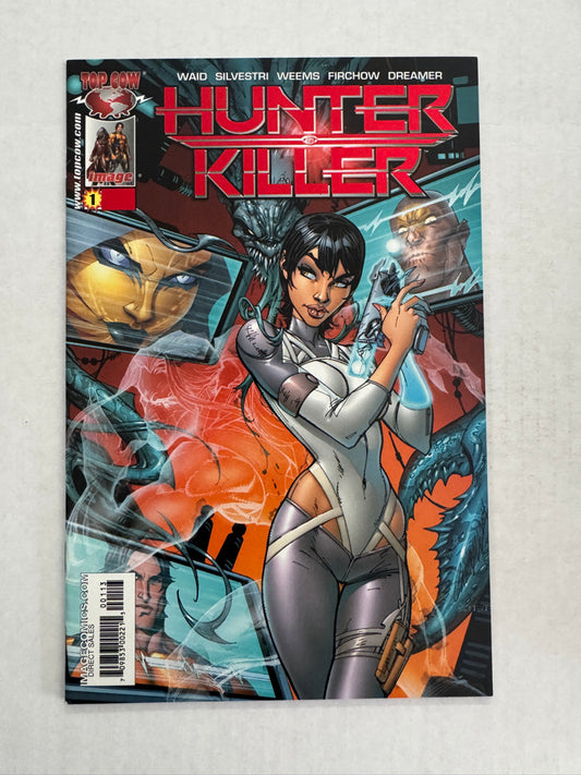 HUNTER KILLER #1 NM- J Scott Campbell Red Foil Variant LTD to 750
