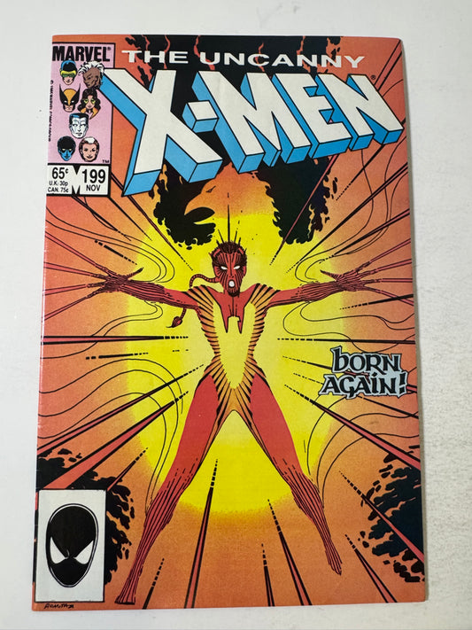 UNCANNY X-MEN #199 FN 1ST APPEARANCE