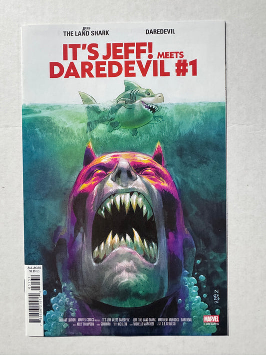 IT'S JEFF MEETS DAREDEVIL #1 NM Nic Klien VARIANT
