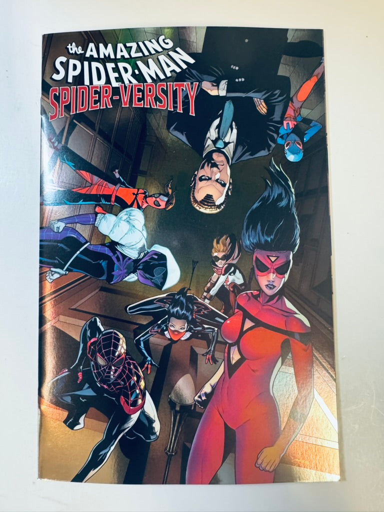 AMAZING SPIDER-MAN: SPIDER-VERSITY #1 NM Pere Pérez Foil Variant