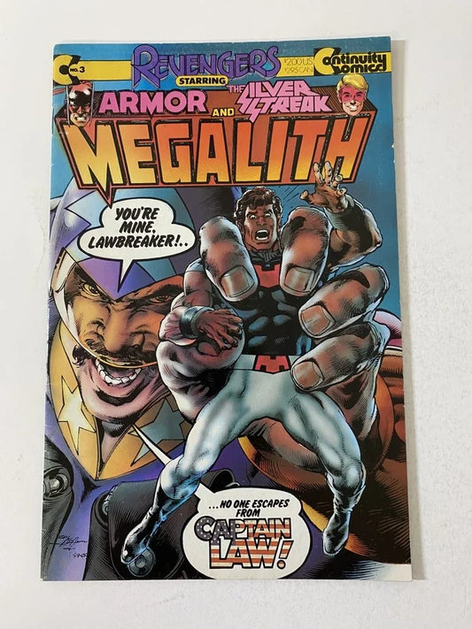 REVENGERS Featuring Megalith #3 FN NEWSSTAND Neal Adams Cover