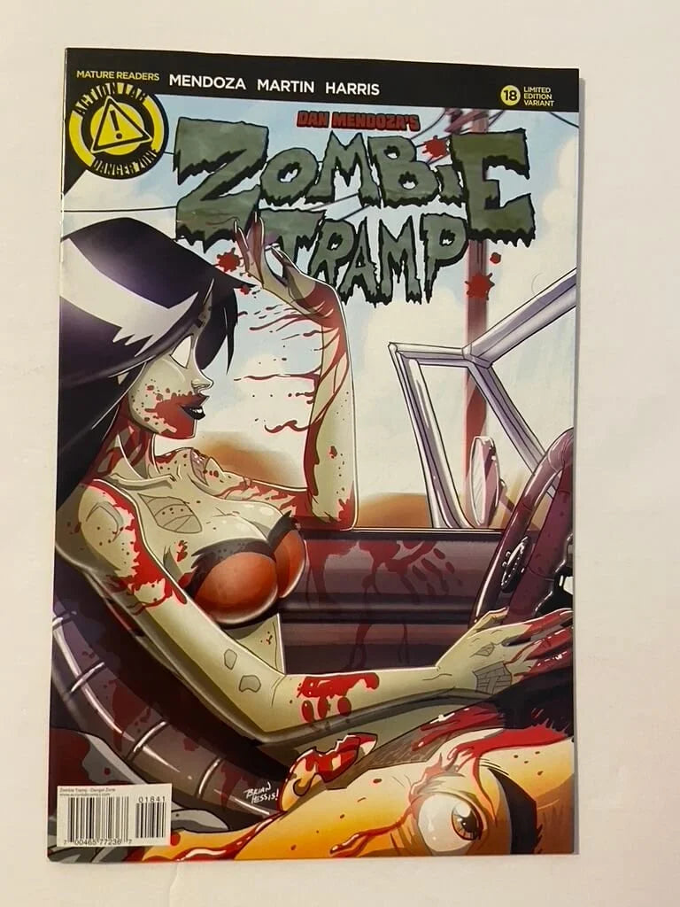 ZOMBIE TRAMP #18 Hessis Variant LTD 2000