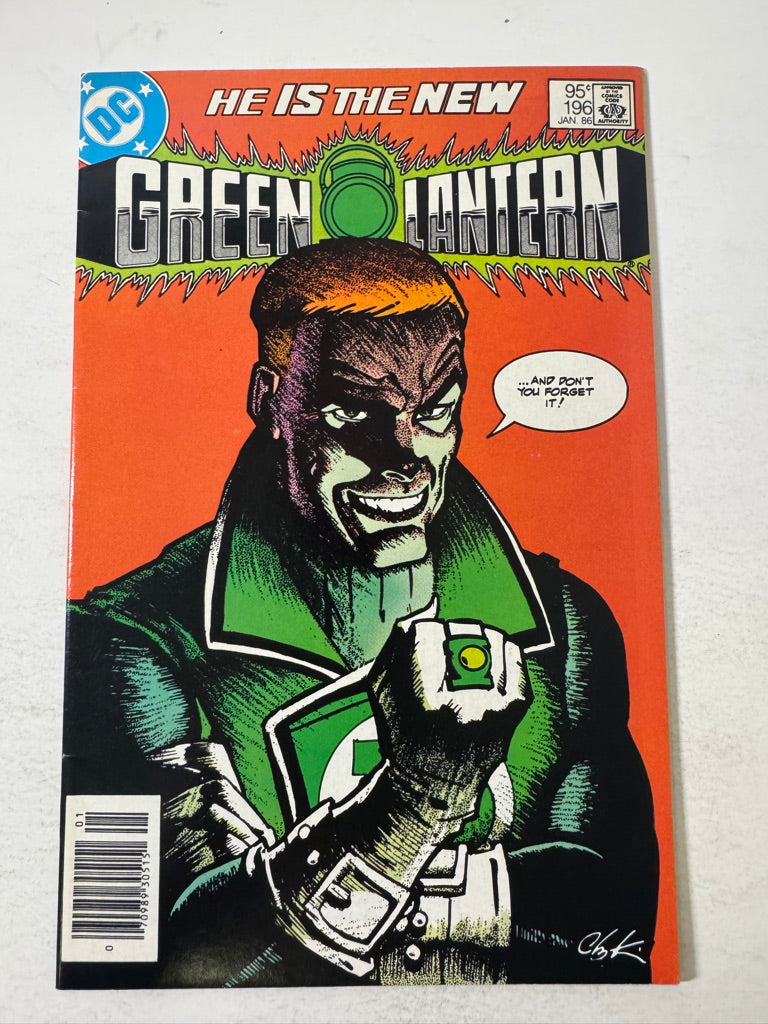 GREEN LANTERN #196 VF+ CANADIAN PRICE VARIANT