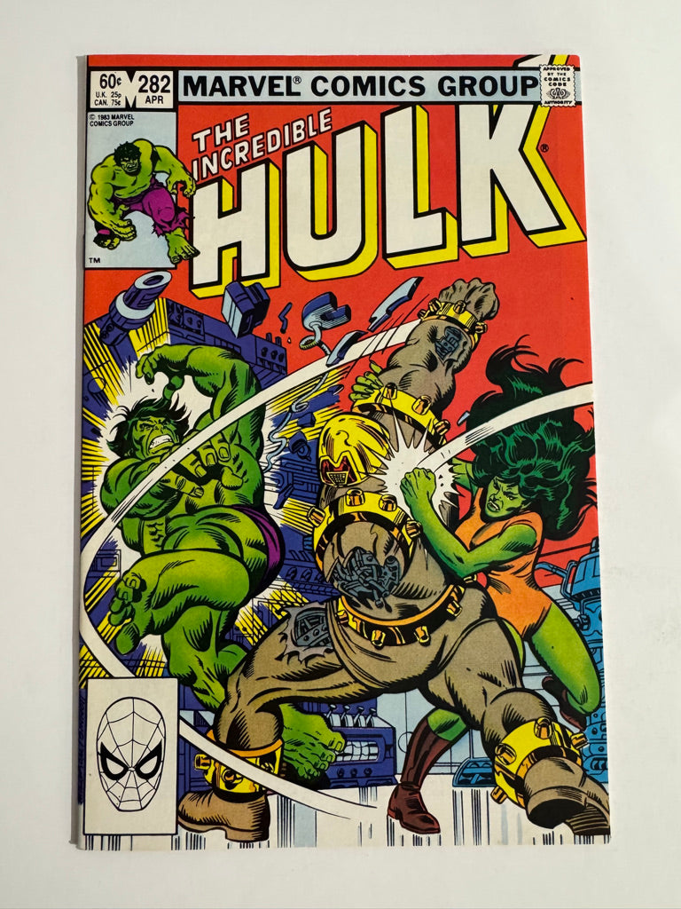 INCREDIBLE HULK #282 NM