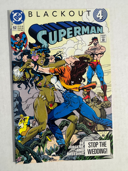 SUPERMAN #62 Vol 2 NM Sonic The Hedgehog Preview
