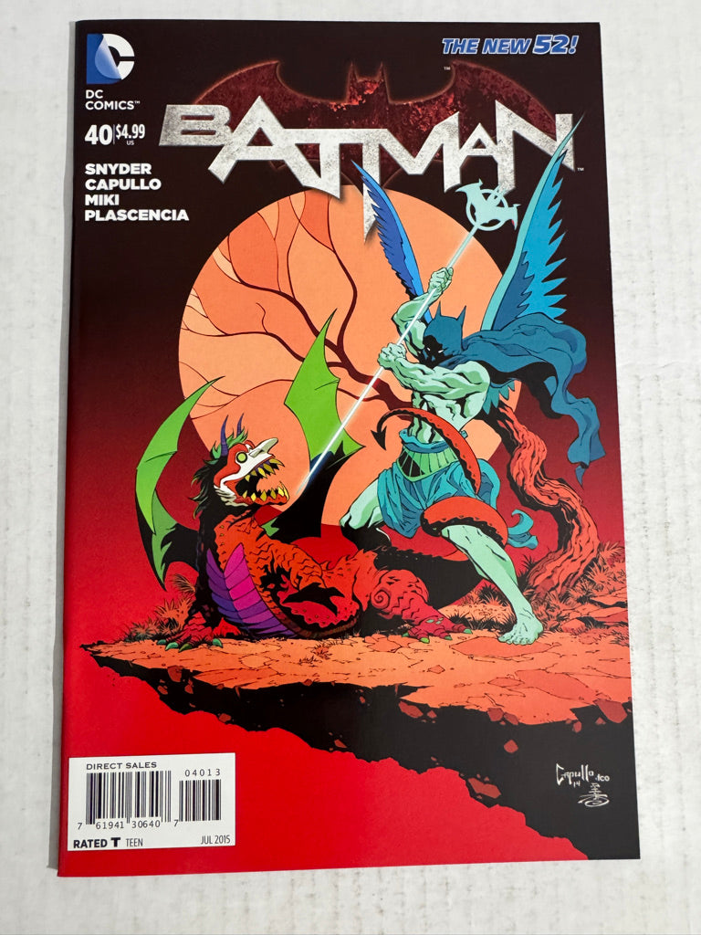 BATMAN #40 Vol 2 NM 3rd Print Greg Capullo Variant