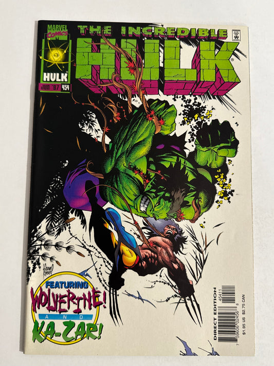 INCREDIBLE HULK #454 NM Adam Kubert Cover