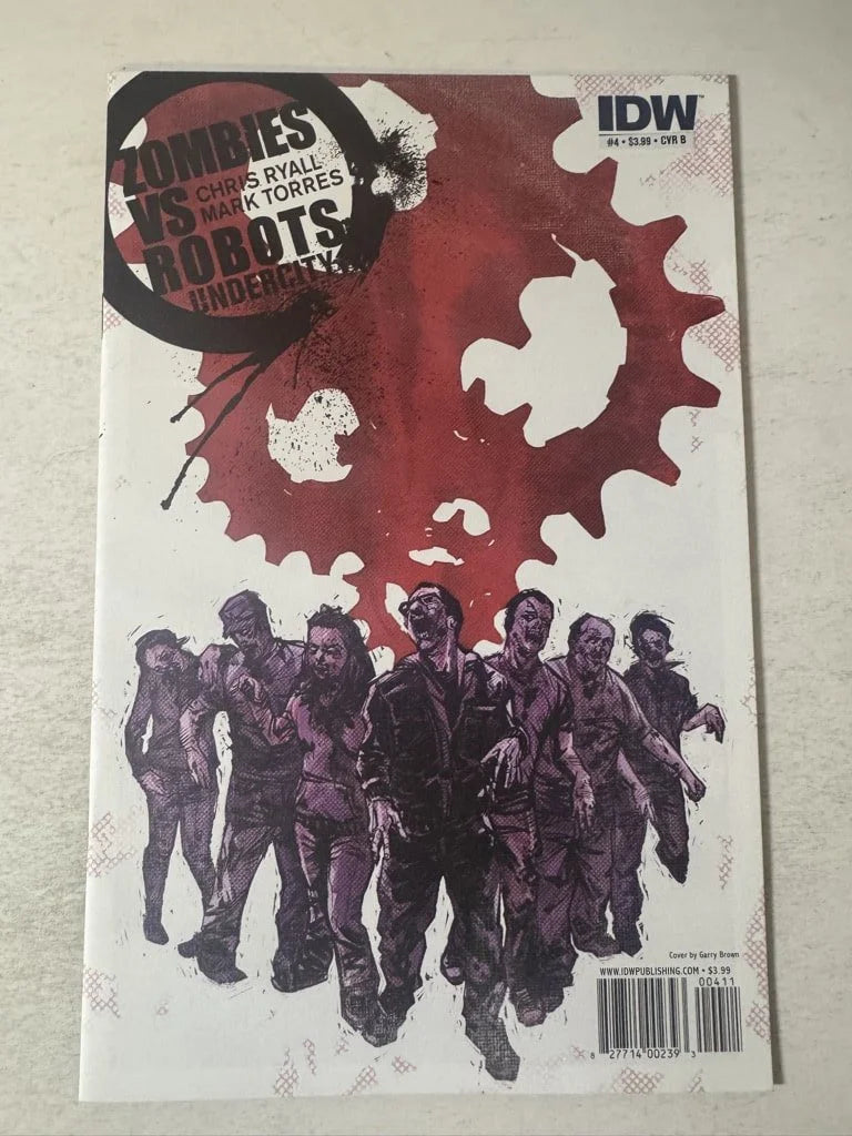 ZOMBIES VS ROBOTS Undercity #4 NM B Variant