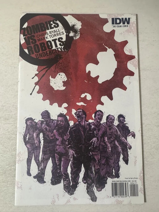 ZOMBIES VS ROBOTS Undercity #4 NM B Variant