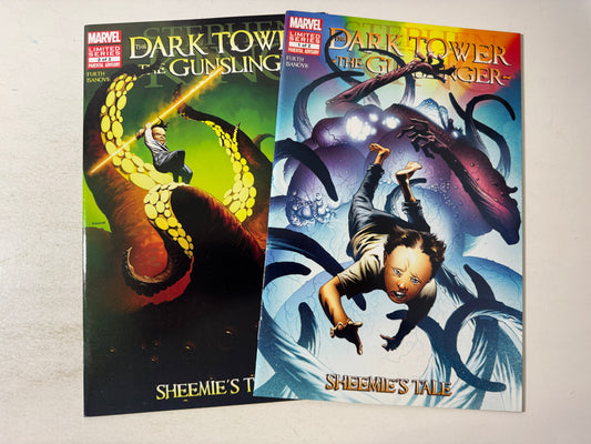 STEPHEN KING THE DARK TOWER THE GUNSLINGER Sheemie's Tale #1-2 NM Set Jae Lee Covers