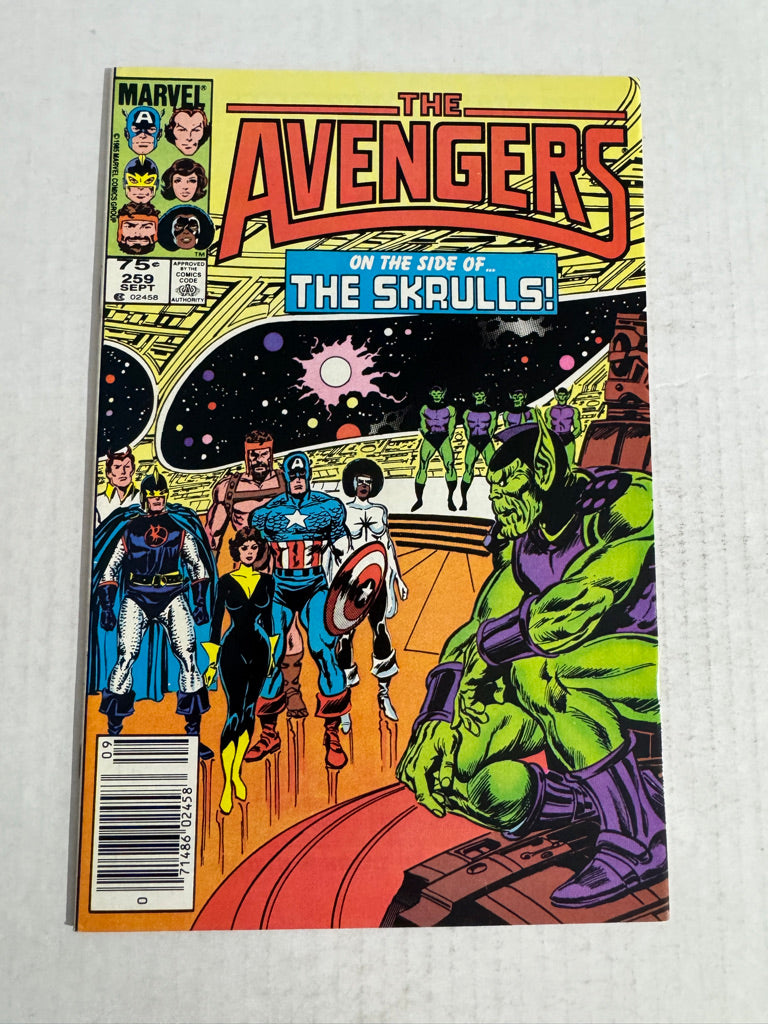AVENGERS #259 NM CANADIAN PRICE VARIANT