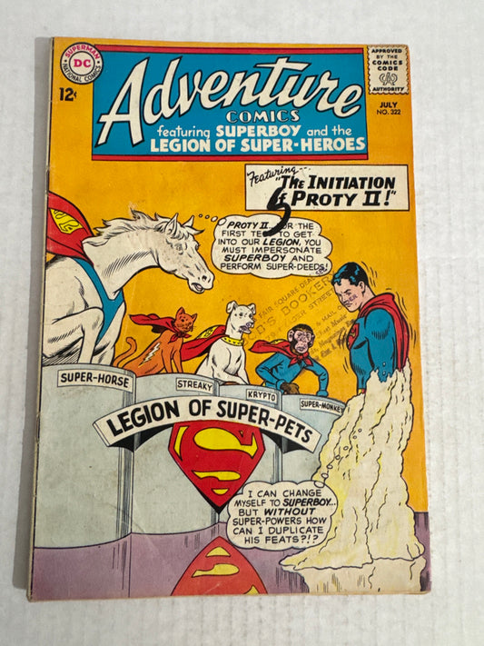 ADVENTURE COMICS #322 VG