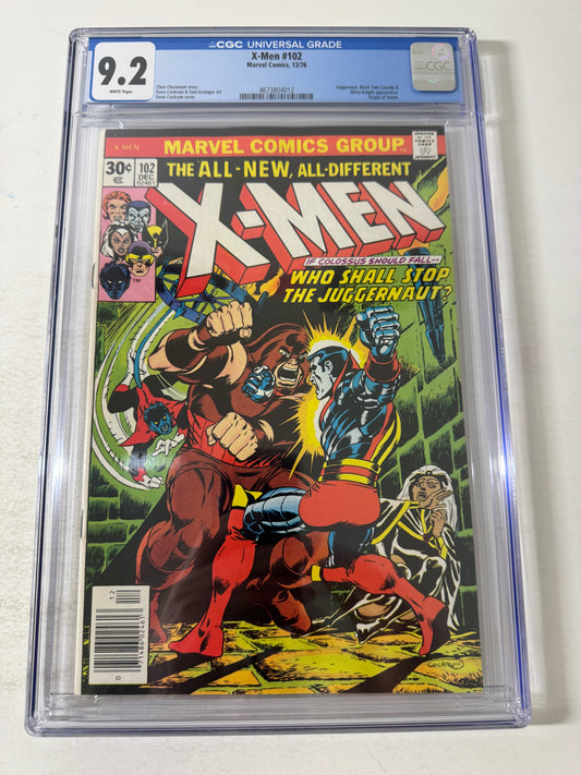 X-MEN #102 9.2 CGC