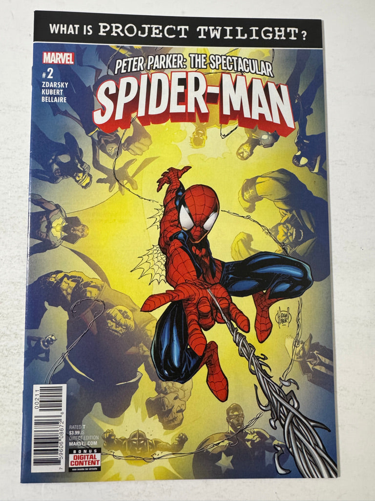 SPECTACULAR SPIDER-MAN #2 Vol 3 NM Adam Kubert Cover
