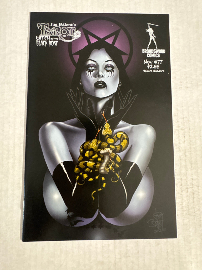 TAROT WITCH OF THE BLACK ROSE #77 NM- Jim Balent B Variant