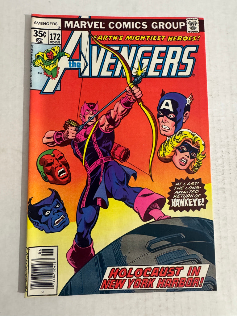 AVENGERS #172 George Perez Cover