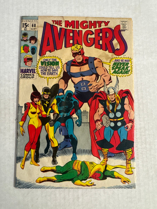AVENGERS #68 VG-