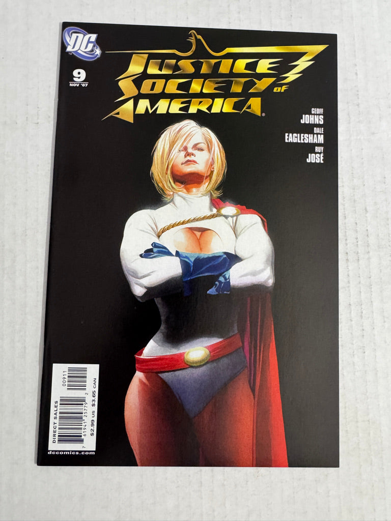 JUSTICE SOCIETY OF AMERICA #9 Vol 3  Alex Ross Cover