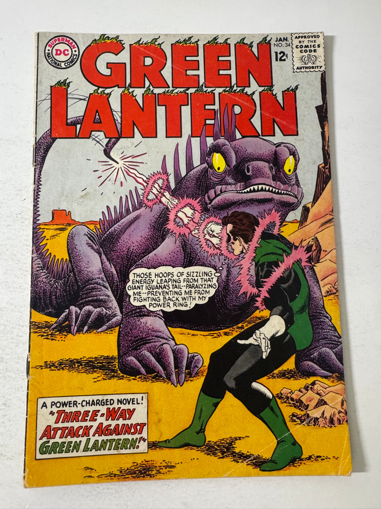 GREEN LANTERN #34 GD
