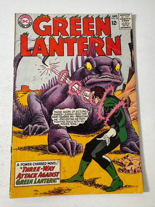 GREEN LANTERN #34 GD