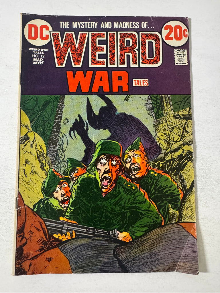 WEIRD WAR TALES #12 VG Mike Kaluta Cover