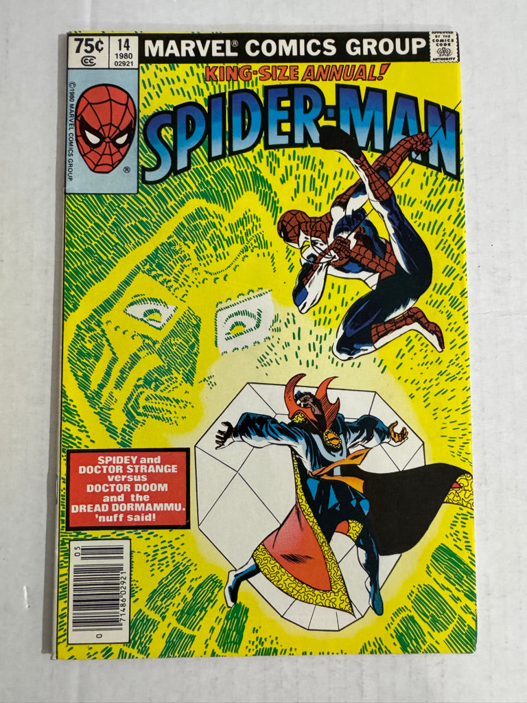 AMAZING SPIDER-MAN ANNUAL #14 VF+ Frank Miller Cover NEWSSTAND
