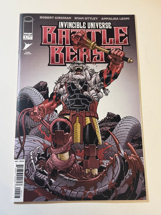 Invincible Universe BATTLE BEAST #2 NM 3rd Print Variant