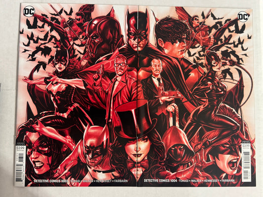 DETECTIVE COMICS #1003 & #1004 Mark Brooks Connecting Variant Set