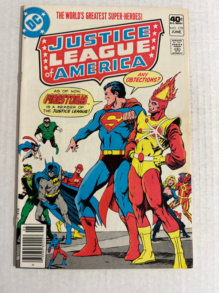 JUSTICE LEAGUE OF AMERICA #179 NM- 1ST APPEARANCE
