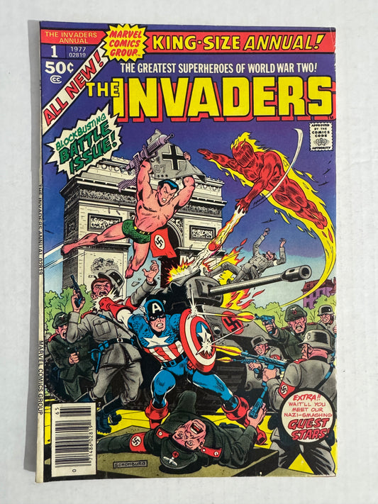 INVADERS KING-SIZE ANNUAL #1 VG/FN Schomberg Cover 1ST APPEARANCE