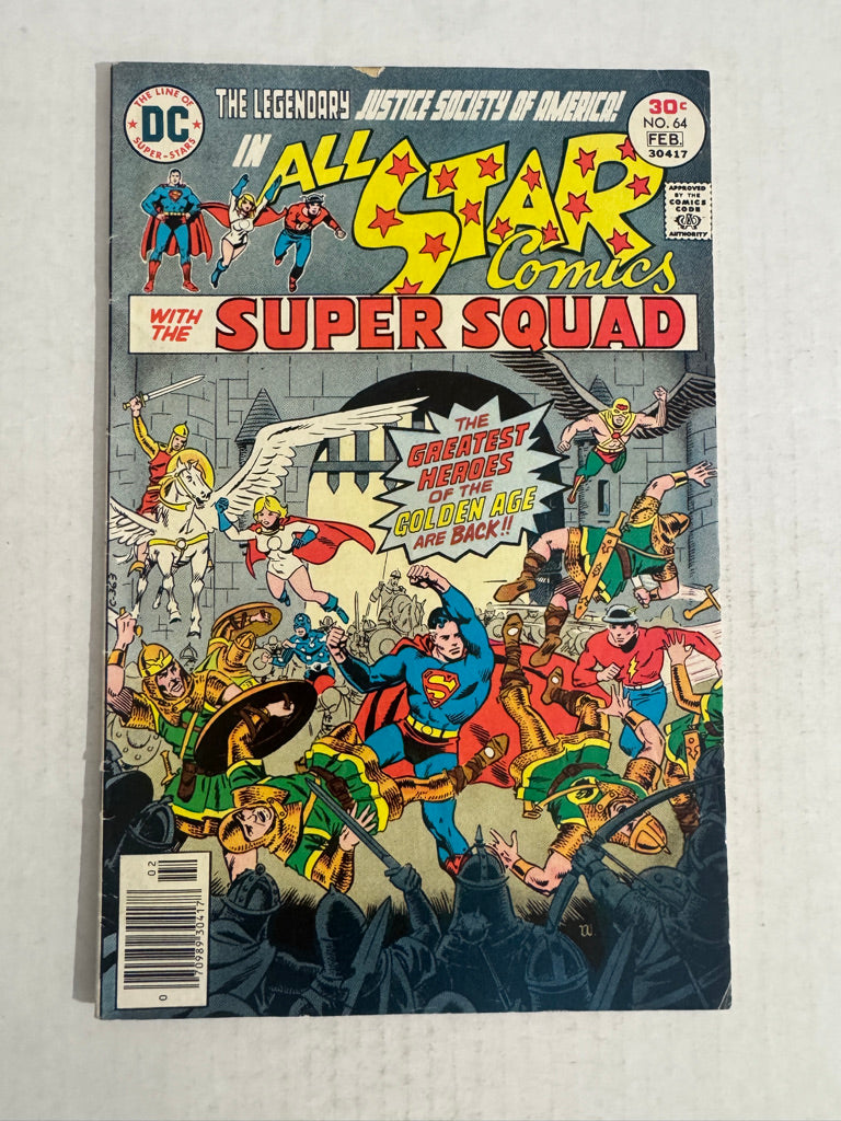 ALL STAR COMICS #64 VG/FN Wally Wood Cover