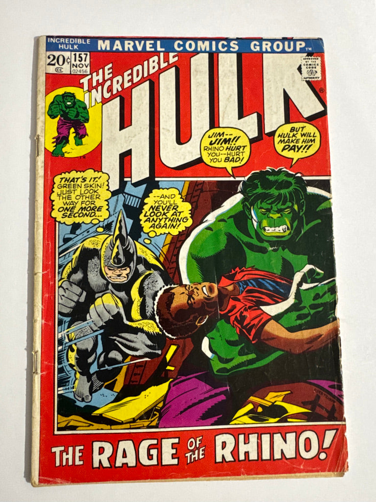 INCREDIBLE HULK #157 GD