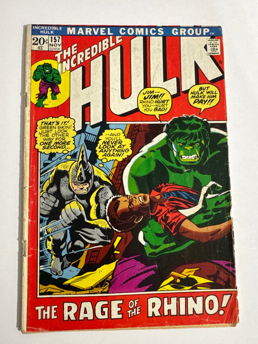 INCREDIBLE HULK #157 GD
