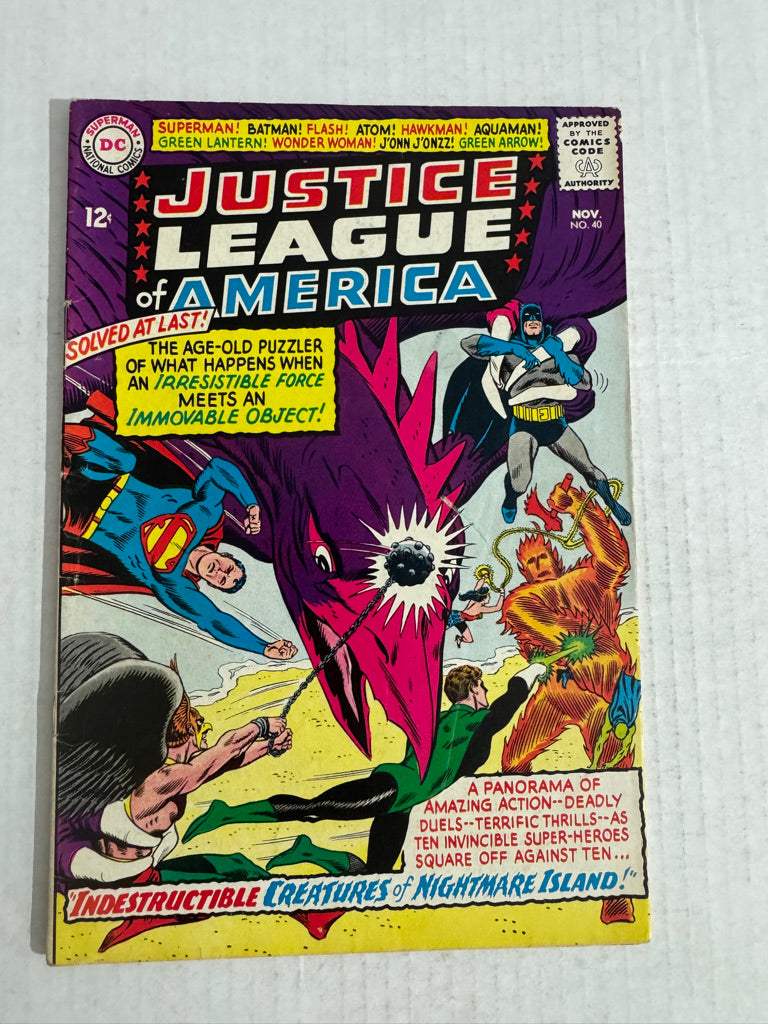 JUSTICE LEAGUE OF AMERICA #40 VG+