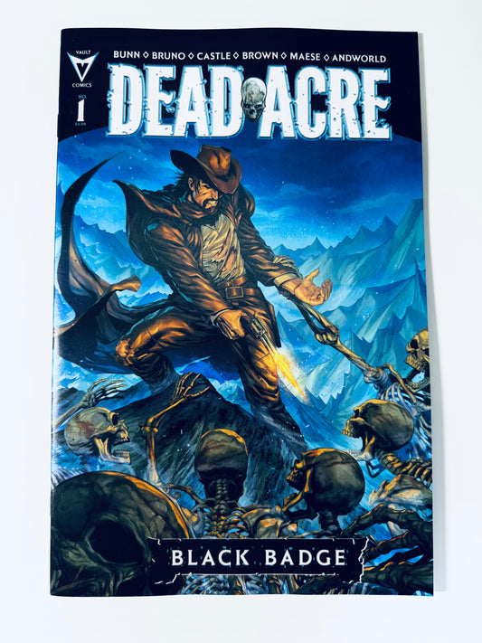 DEAD ACRE: BLACK BADGE #1 NM Cover B 1:10 Tyler Kirkham Variant