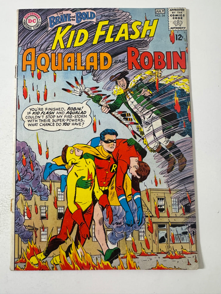 BRAVE & THE BOLD #54 VG+ 1ST APPEARANCE