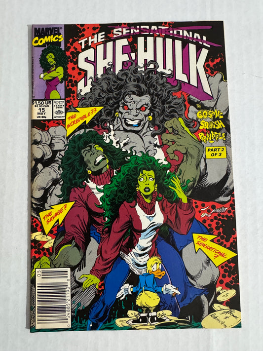 SENSATIONAL SHE-HULK #15 FN/VF Dale Keown Cover