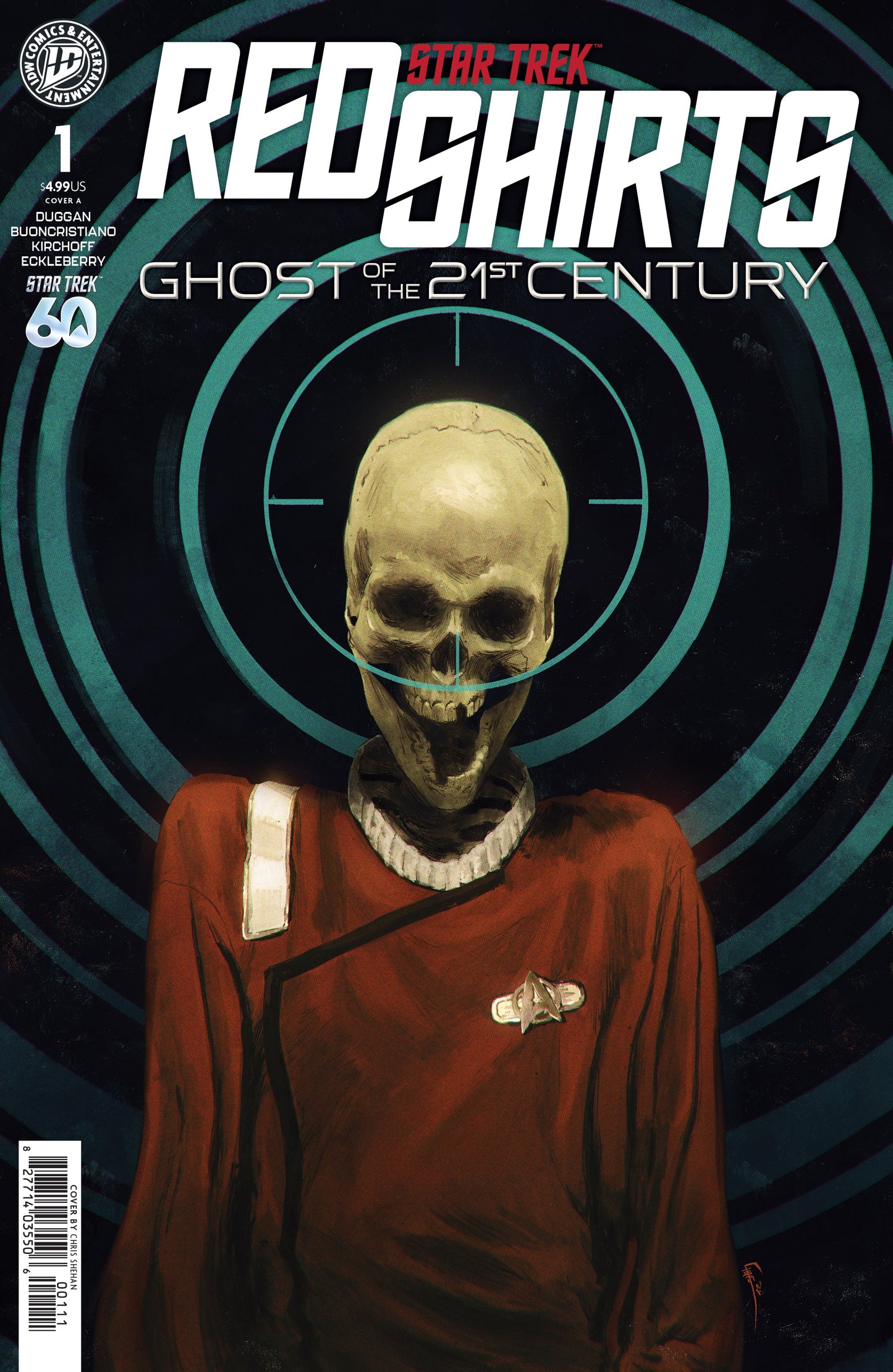 PRE-SALE: Star Trek: Red Shirts--Ghost of the 21st Century #1 Cover A (Shehan)