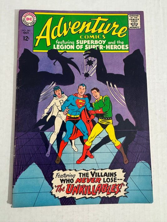 ADVENTURE COMICS #361 VG/FN 1ST APPEARANCE