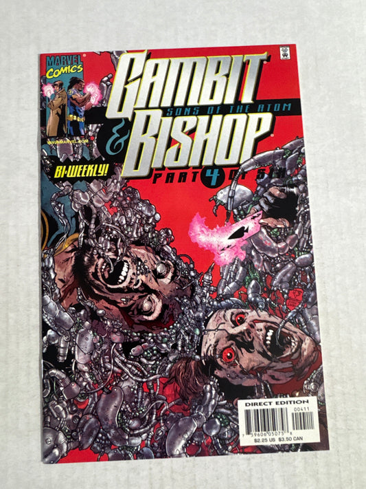 GAMBIT & BISHOP Sons of The Atom #4 NM JH Williams III Cover