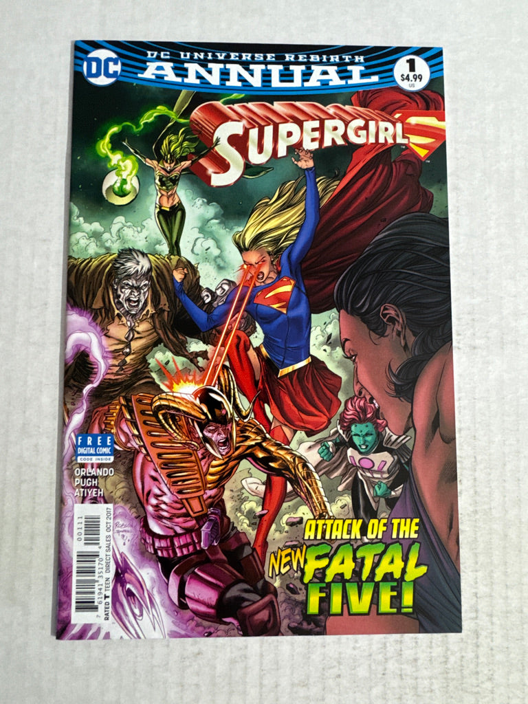 SUPERGIRL ANNUAL #1 2017 NM