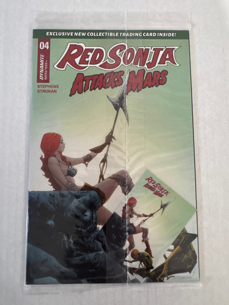 RED SONJA MARS ATTACKS #4 NM Sealed Jae Lee Card Variant