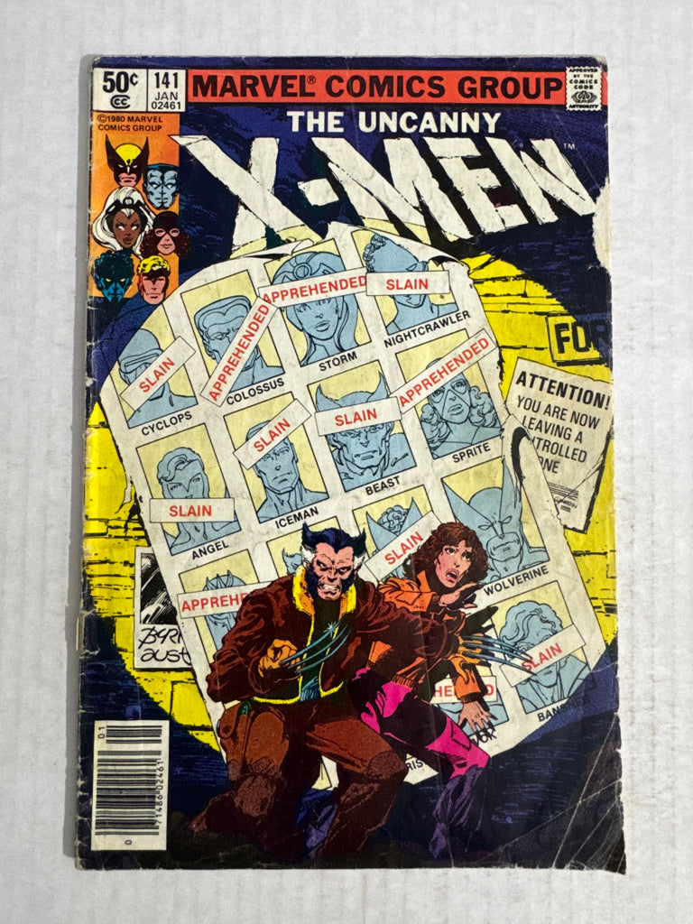 UNCANNY X-MEN #141 GD- John Byrne Cover 1ST APPEARANCE NEWSSTAND